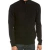 men Point Zero Brick Stitch Mock Neck Sweater