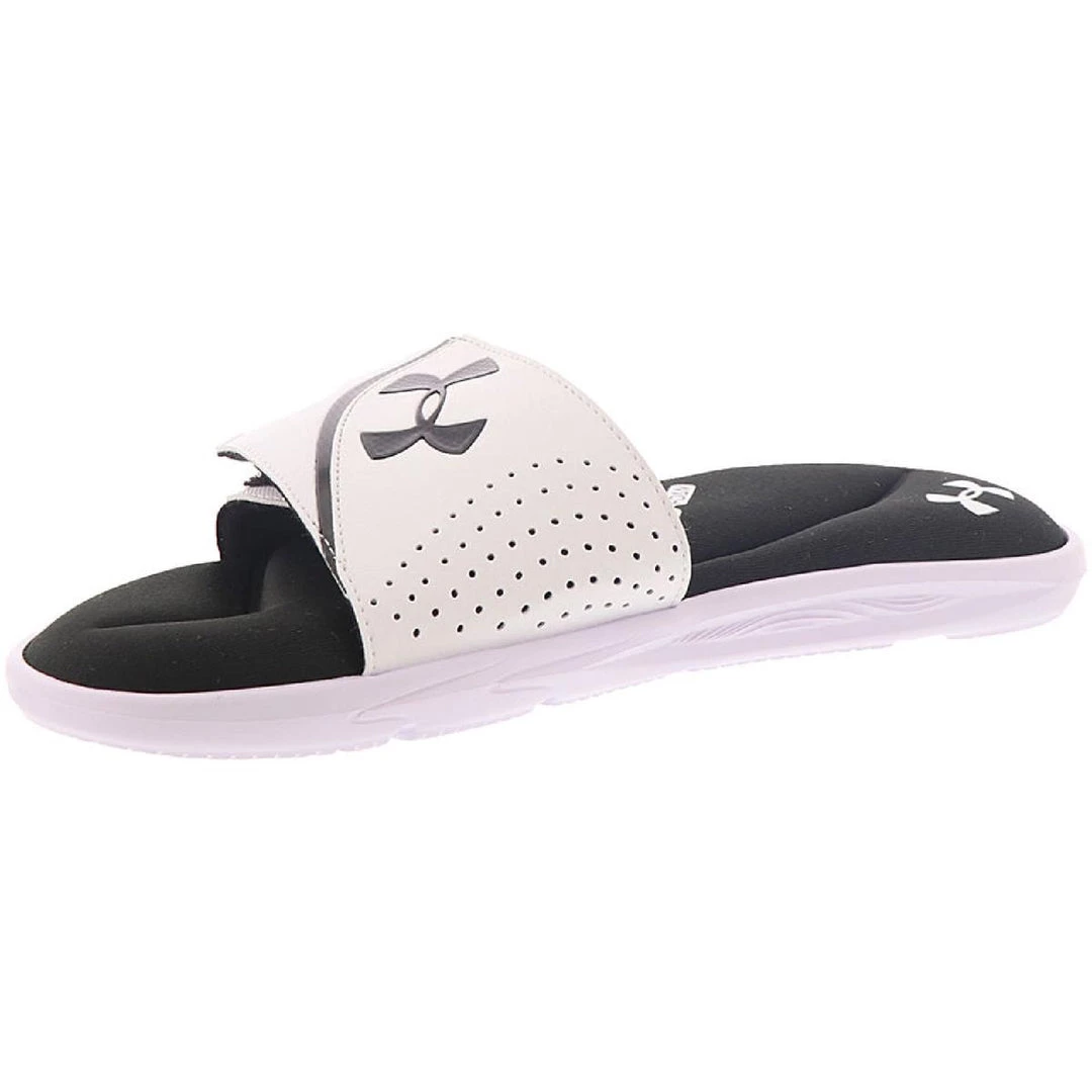 Under Armour Ignite VI Mens Adjustable Straps Slip On Slide Sandals 2 Under Armour Ignite VI Mens Adjustable Straps Slip On Slide Sandals - Image 2