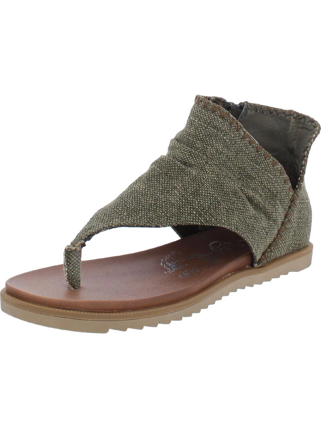 Very G Alexander Womens Pull On Covered Thong Sandals 1 Very G Alexander Womens Pull On Covered Thong Sandals