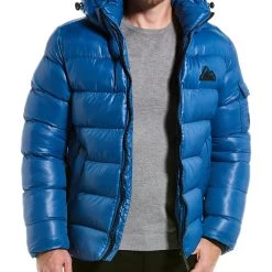 men Point Zero Ripstop Quilted Puffer Coat
