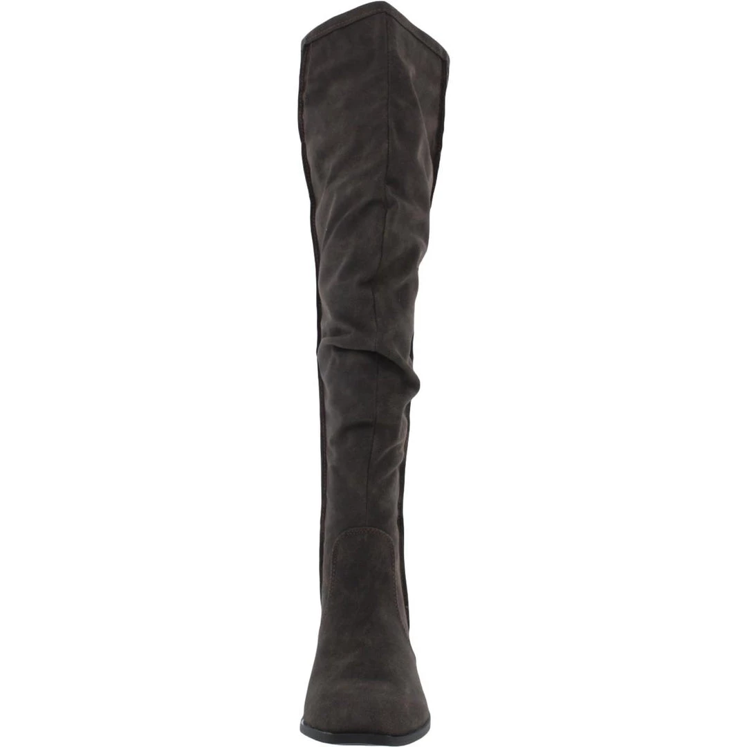 Very G Southern Belle Womens Faux Leather Tall Over-The-Knee Boots 3 Very G Southern Belle Womens Faux Leather Tall Over-The-Knee Boots - Image 3