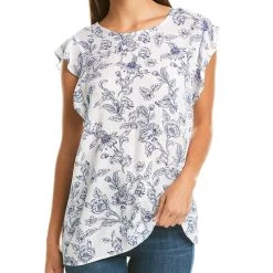 women Point Zero Floral Blouse