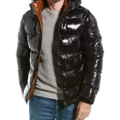 Very G store 19 men Point Zero Liquid Shine Puffer Jacket