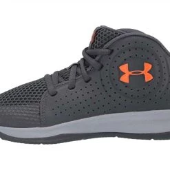Under Armour kids Kid'S Jet 2019 Sneaker in Pitch Gray-Modgray-Orange Spark -Very G store 645e9e01d2ed408db985bfba5d057e45 1080x