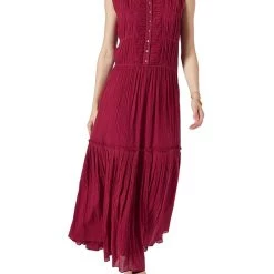 Joie Womens Cotton Full Length Shirtdress