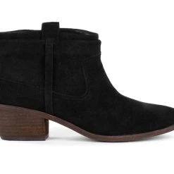 Joie women Ajax Suede Bootie in Black