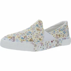 Very G Roxanne Womens Canvas Floral Casual and Fashion Sneakers