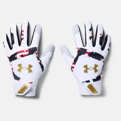 Under Armour Men'S Ua Yard Batting Gloves in Stars & Stripes