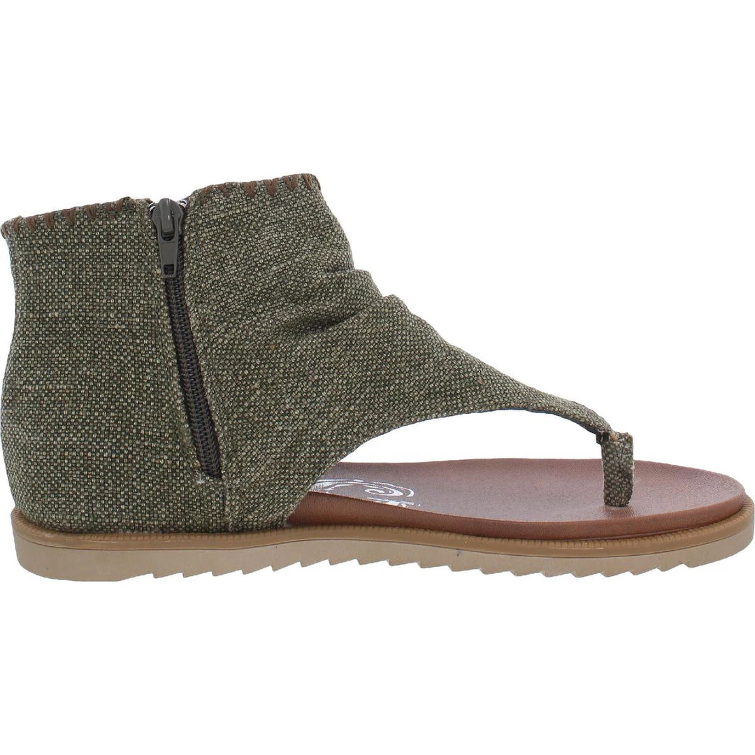 Very G Alexander Womens Pull On Covered Thong Sandals 2 Very G Alexander Womens Pull On Covered Thong Sandals - Image 2