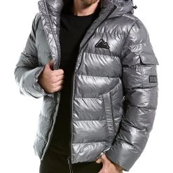 men Point Zero Ripstop Quilted Puffer Coat