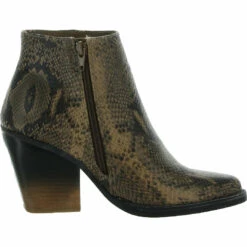 Very G 2 Tone Womens Faux Leather Snake Print Ankle Boots -Very G store cffed894fd7a44f1b3618a339aedfb82 1080x